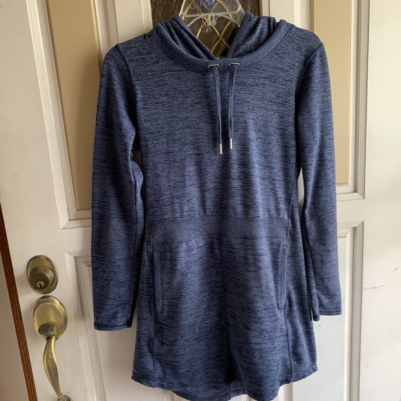 XS Athleta Blue/Gray Sweater Dress - Picture 1 of 4